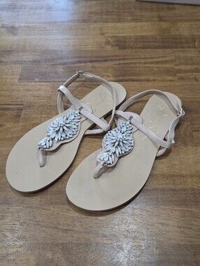 Jessica Simpson Flat Jeweled Sandals